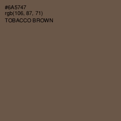 #6A5747 - Tobacco Brown Color Image
